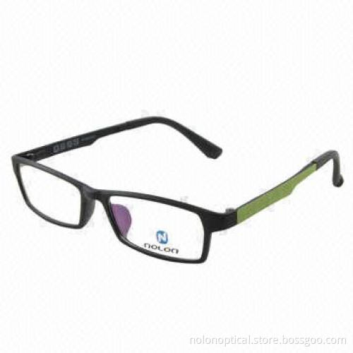 Matt black ultem spectacles frame
